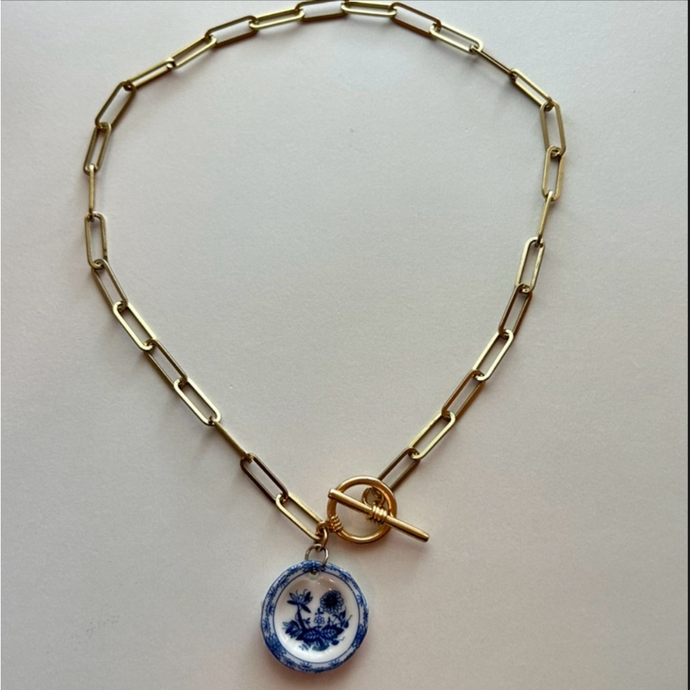 Handmade Plate Necklace